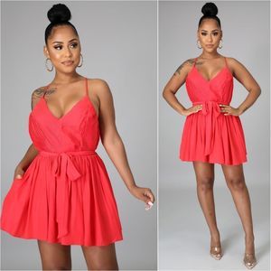 Scarlet Pleated Satin Romper